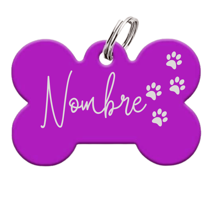 Medalla Grabada Laser - Morado