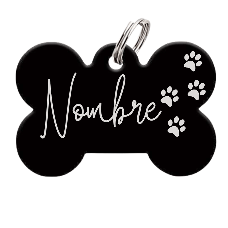 Medalla Grabada Laser - Negro