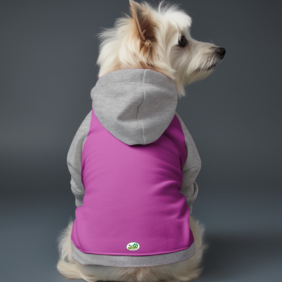 Poleron Fucsia / Gris Melange