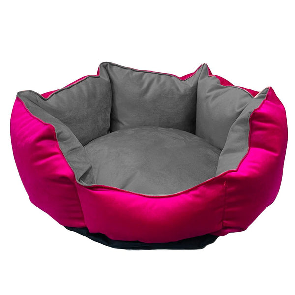 Cama Nido Antiestres - Fucsia / Gris