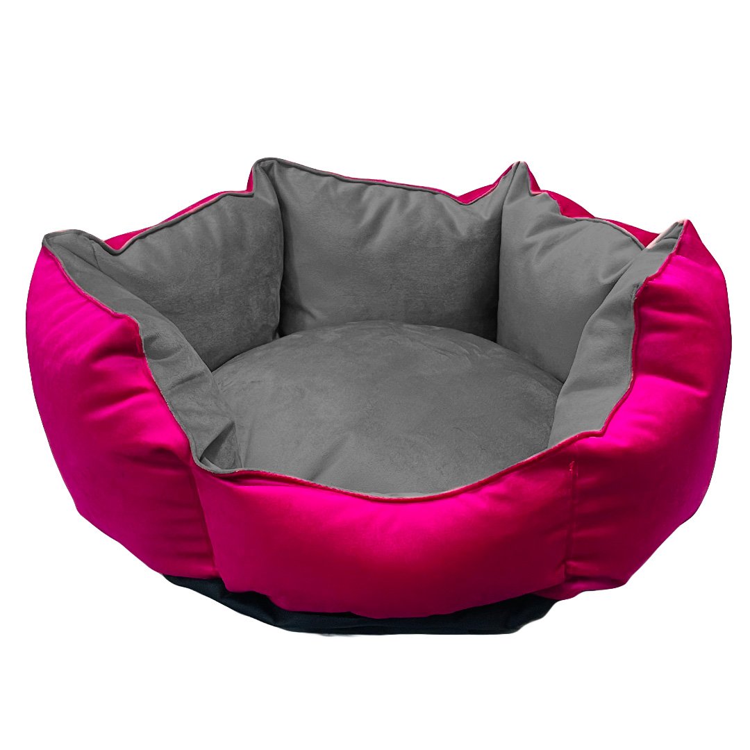 Cama Nido Antiestres - Fucsia / Gris