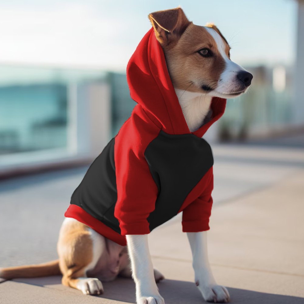 Poleron Negro / Rojo