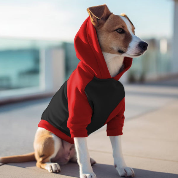 Poleron Negro / Rojo