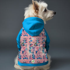 Poleron con Gorro Stitch y Angel